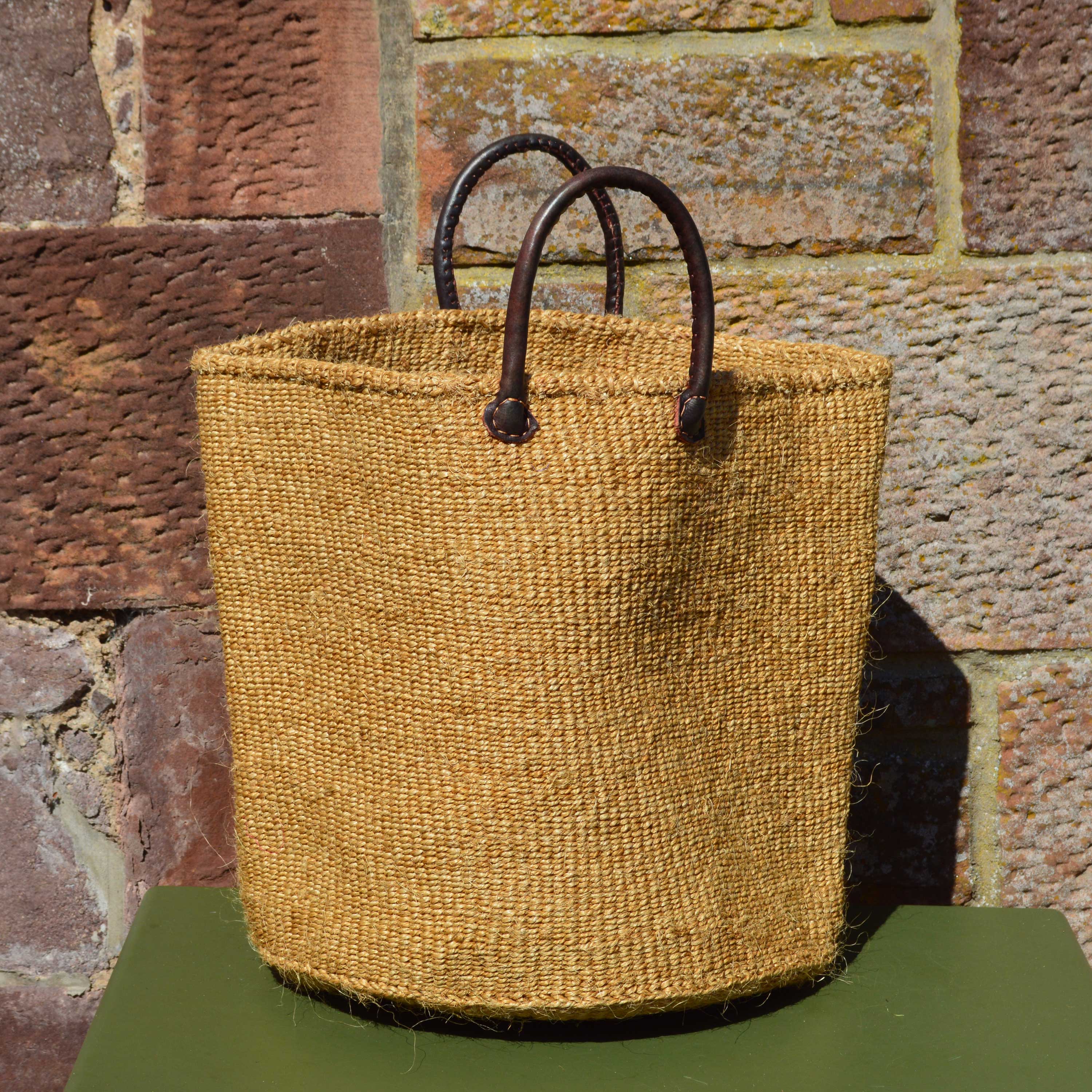 Large Sisal Basket Beige