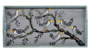 Naive Art Tray - Ex Long - Birds