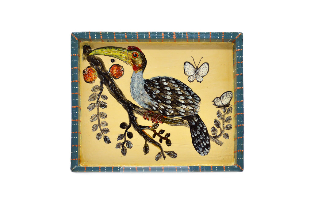 Naive Art Tray - Medium - Hornbill