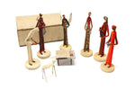 Nativity Set in Hessian Box